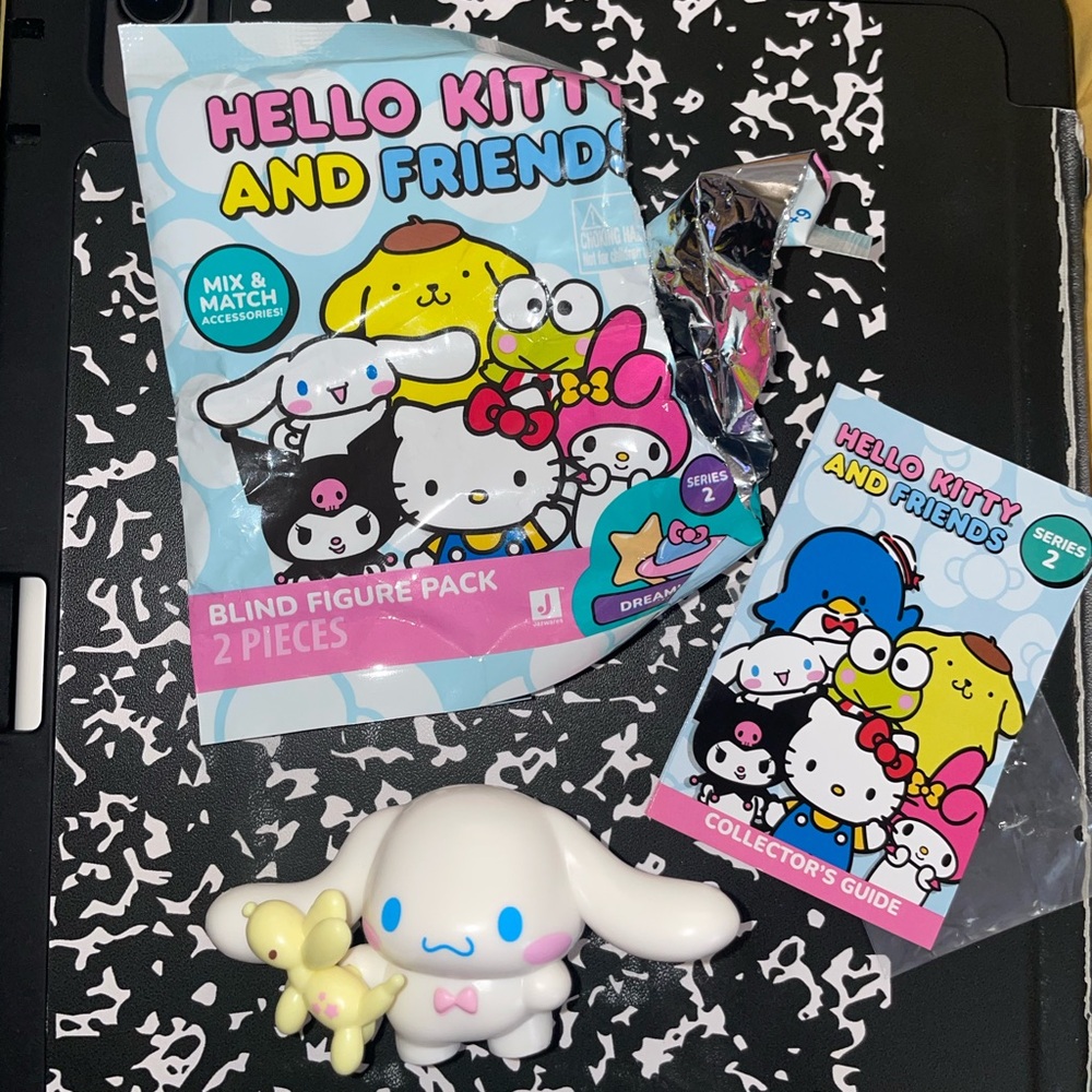 Brand New Hello Kitty 2” Blind Single Figure Series 2 - Cinnamoroll